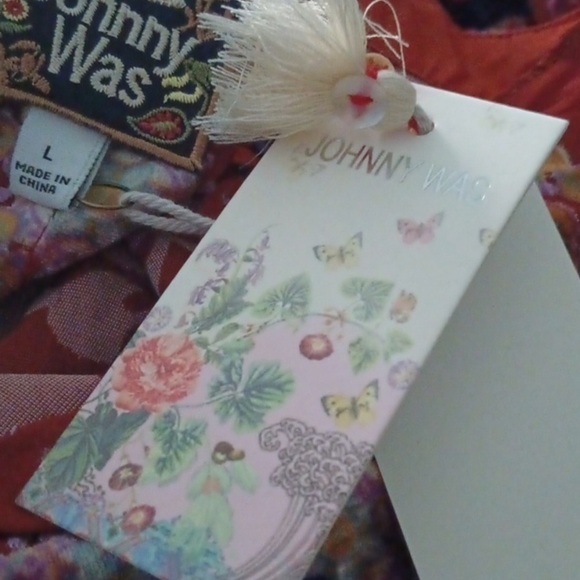 Johnny Was Syriah Burnout Enta Blouse NWT - Picture 11 of 11